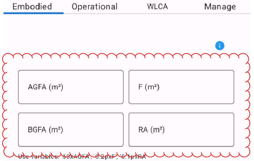 Variables in the app